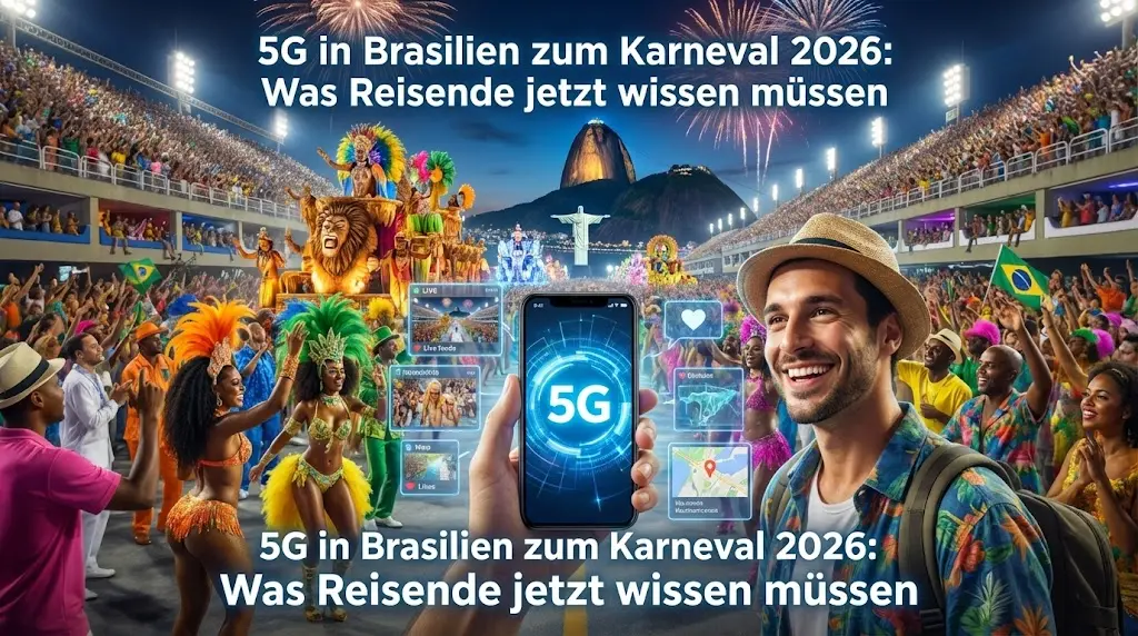 5G in Brasilien zum Karneval 2026: Was Reisende jetzt wissen müssen