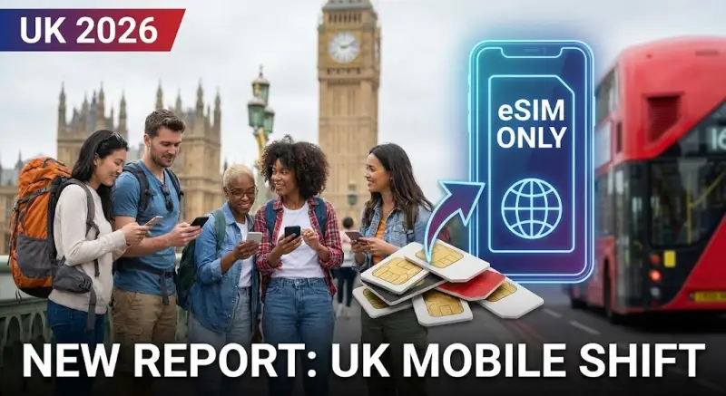The UK Is Going eSIM-Only: Here’s What Travelers Need to Know for 2026