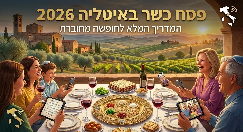 פסח כשר באיטליה 2026 — המדריך המלא לחופשה מחוברת