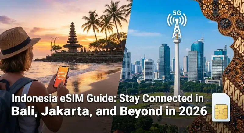 Indonesia eSIM Guide: Stay Connected in Bali, Jakarta, and Beyond in 2026