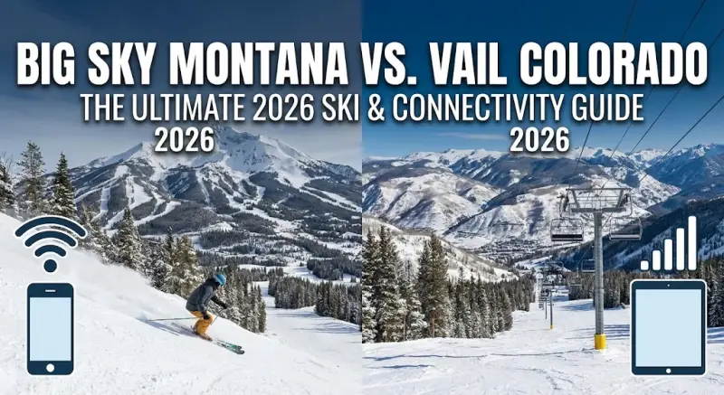 Big Sky Montana vs. Vail Colorado: The Ultimate 2026 Ski & Connectivity Guide