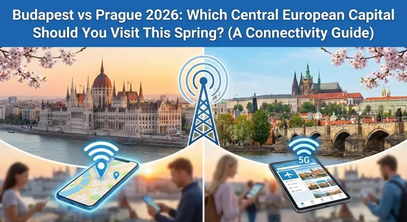 Budapest vs Prague 2026: Which Central European Capital Should You Visit This Spring? (A Connectivity Guide)