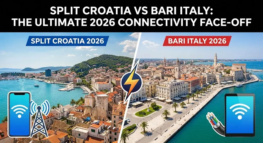 Split Croatia vs Bari Italy: The Ultimate 2026 Connectivity Face-Off