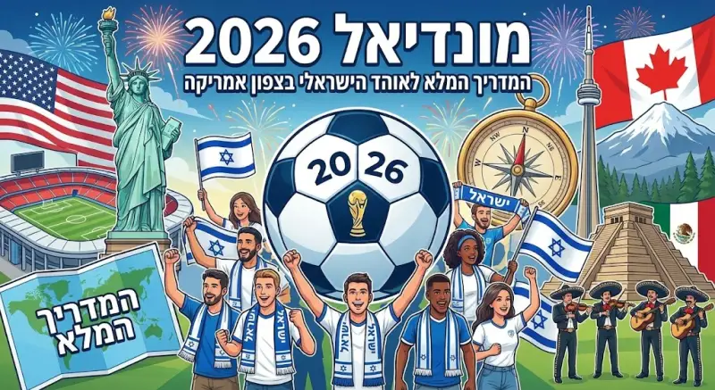 מונדיאל 2026: המדריך המלא לאוהד הישראלי בצפון אמריקה