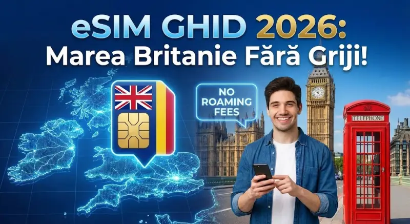 Cum Să Eviți Costurile de Roaming în Marea Britanie cu eSIM (Ghid 2026)