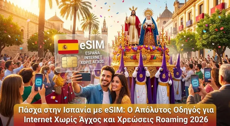 Πάσχα στην Ισπανία με eSIM: Ο Απόλυτος Οδηγός για Internet Χωρίς Άγχος και Χρεώσεις Roaming