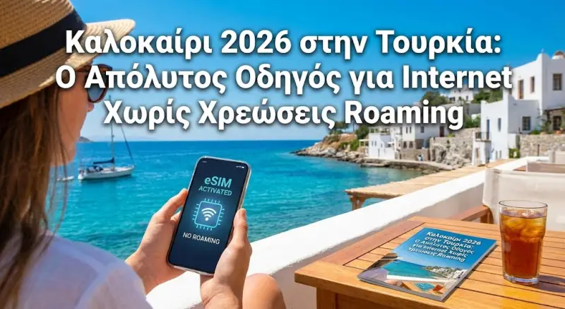 Καλοκαίρι 2026 στην Τουρκία: Ο Απόλυτος Οδηγός για Internet Χωρίς Χρεώσεις Roaming