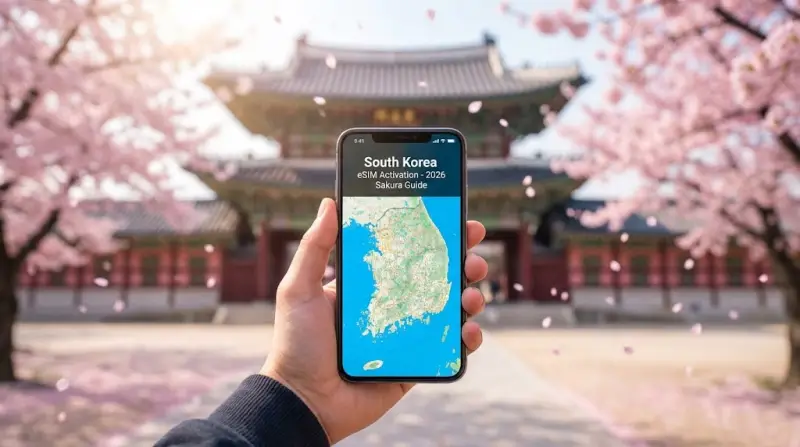 eSIM для Южной Кореи: Ваш гид по связи в сезон сакуры 2026