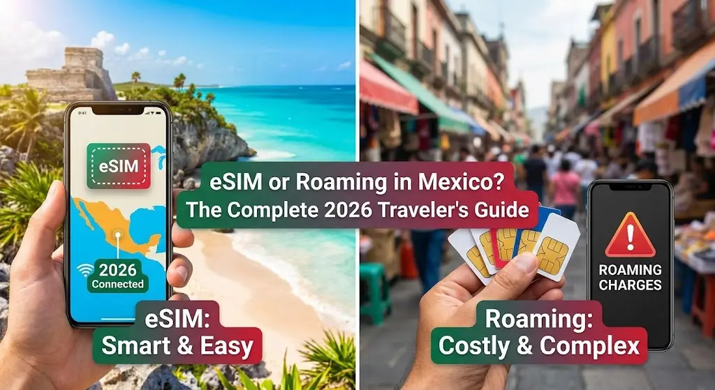 eSIM или роуминг в Мексике? Полный гид по связи для путешественника в 2026