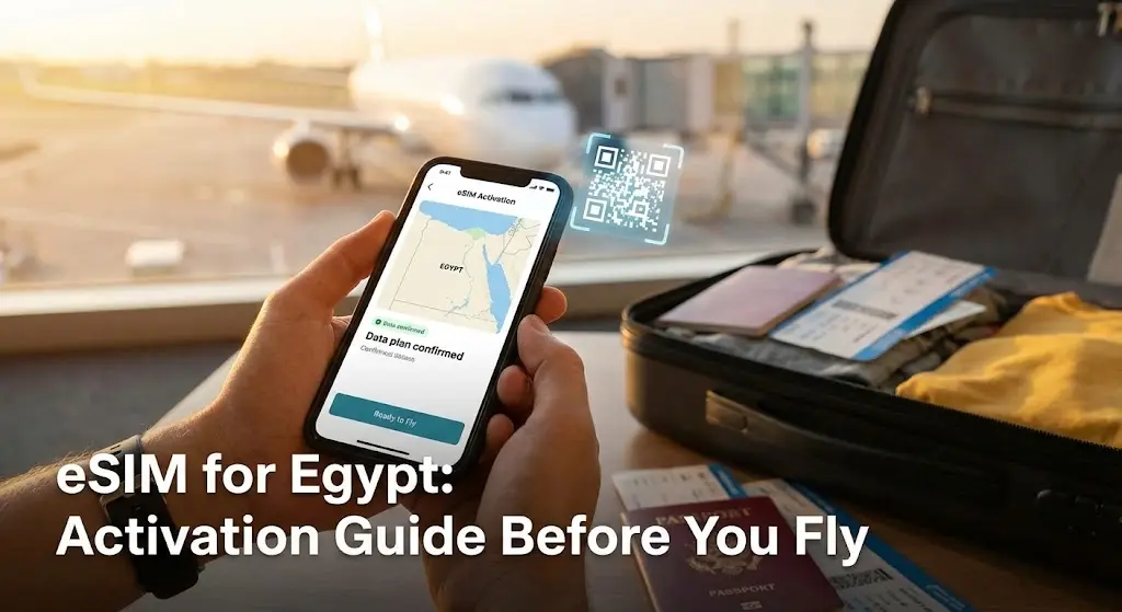 eSIM в Египет: Полное руководство по активации до вылета