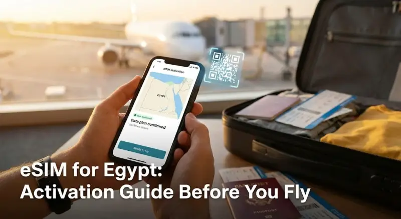 eSIM в Египет: Полное руководство по активации до вылета