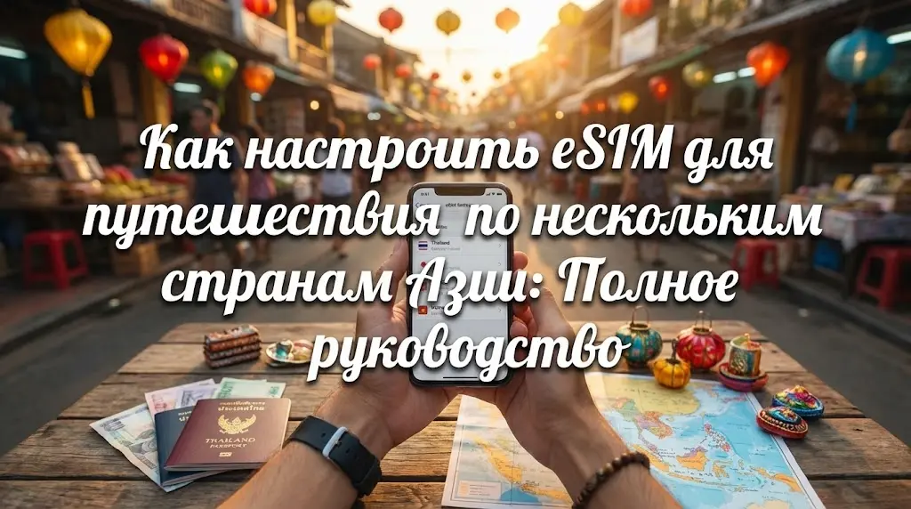 Как настроить eSIM для путешествия по нескольким странам Азии: Полное руководство