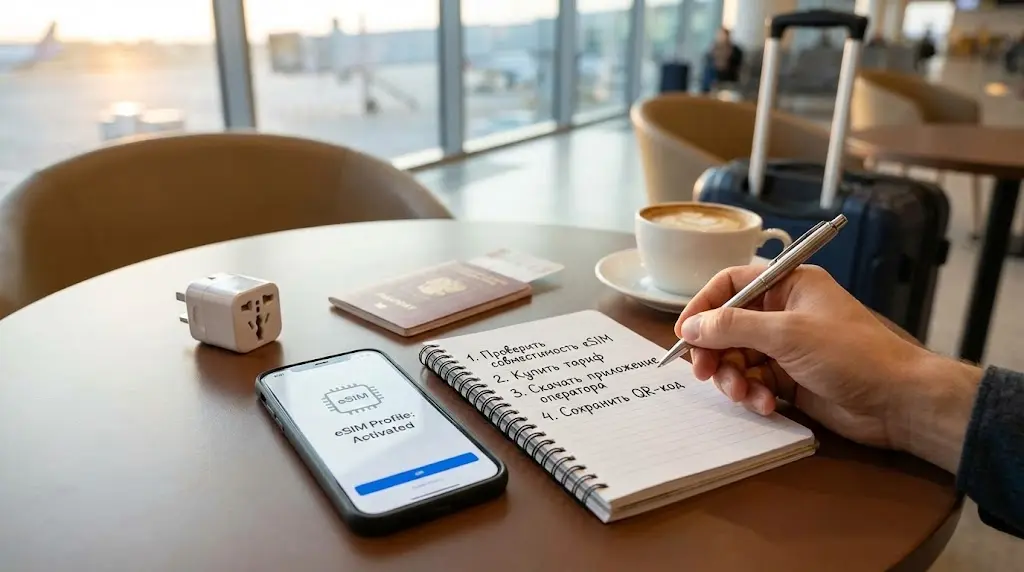 Как подготовить телефон к поездке с eSIM: полный чек-лист