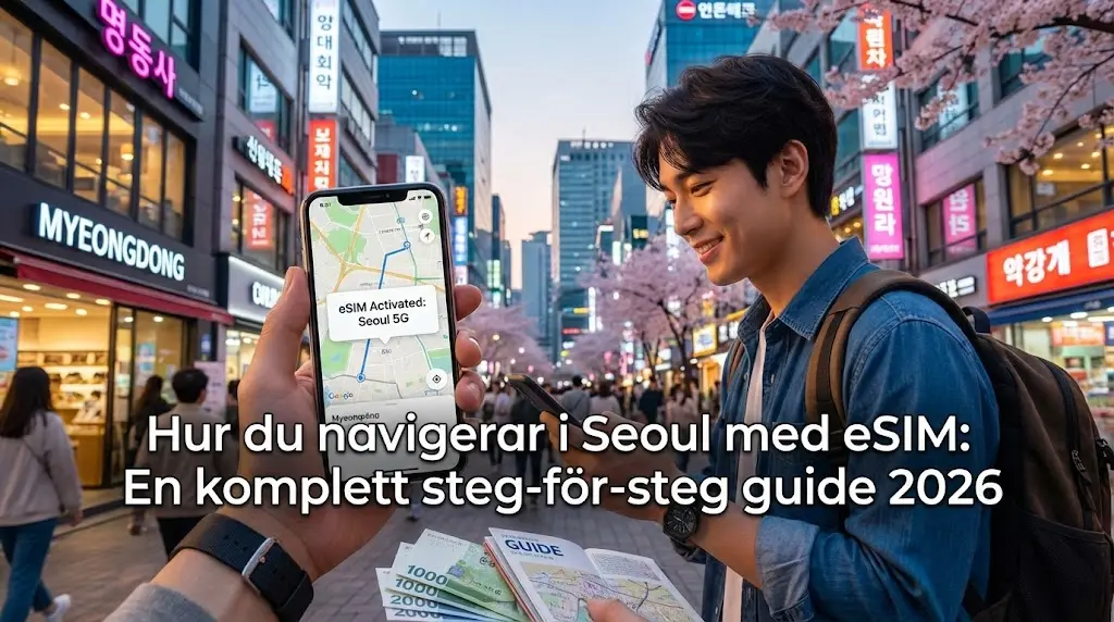Hur du navigerar i Seoul med eSIM: En komplett steg-för-steg guide 2026