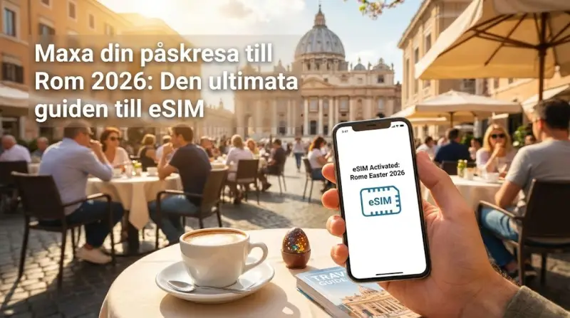 Maxa din påskresa till Rom 2026: Den ultimata guiden till eSIM