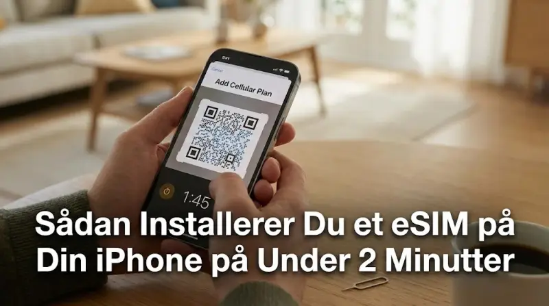 Sådan Installerer Du et eSIM på Din iPhone på Under 2 Minutter