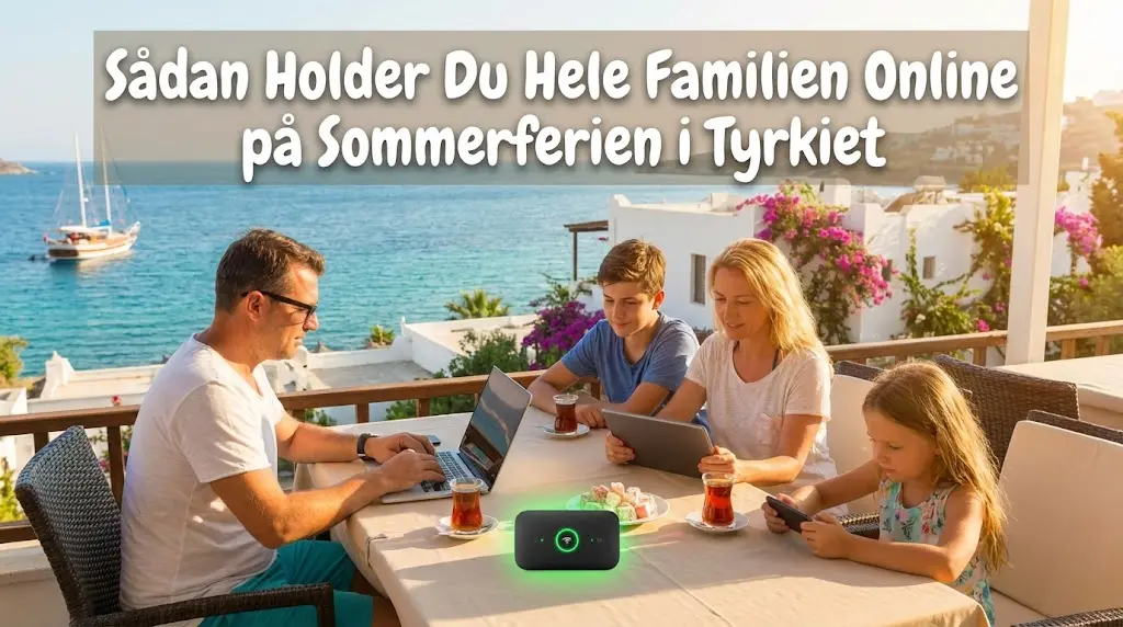 Sådan Holder Du Hele Familien Online på Sommerferien i Tyrkiet