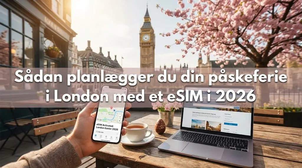 Sådan planlægger du din påskeferie i London med et eSIM i 2026