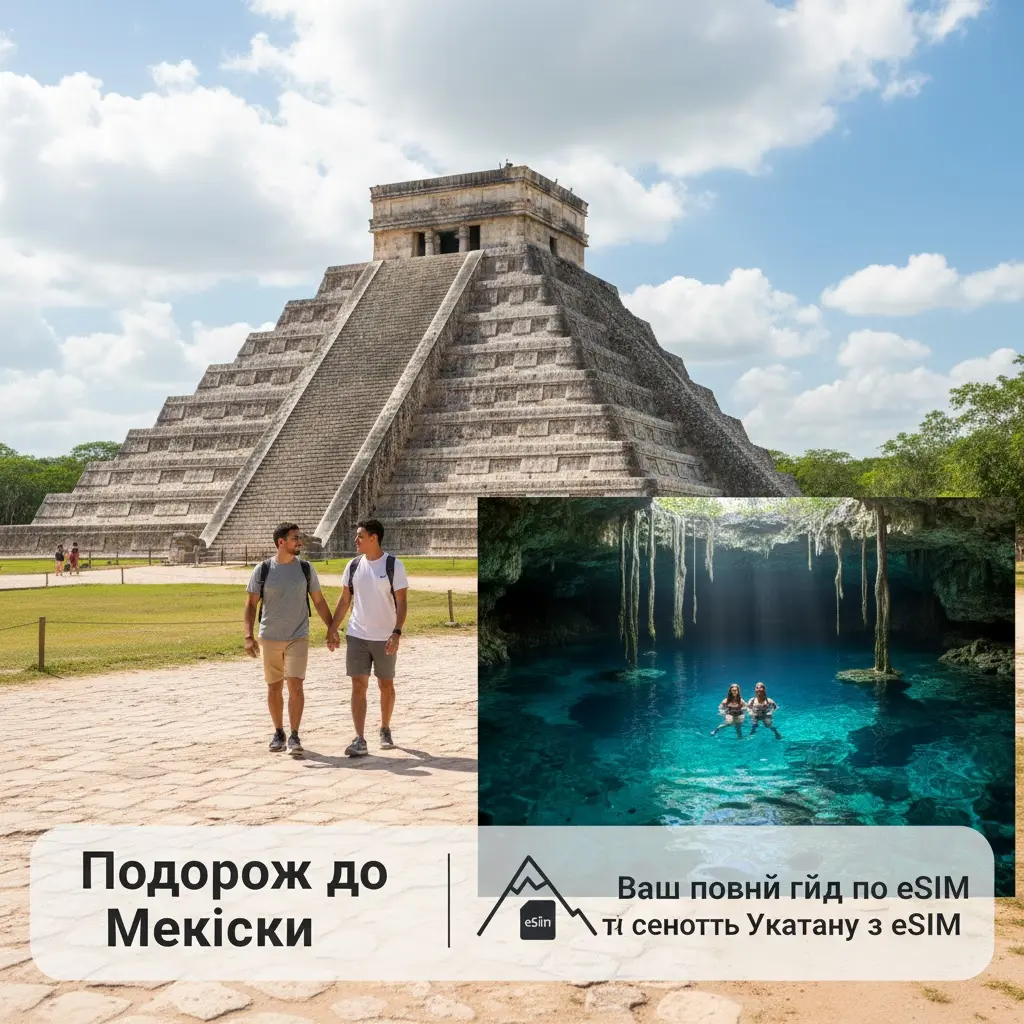 Подорож до Мексики: Ваш повний гід по Чічен-Іці та сенотах Юкатану з eSIM