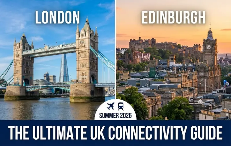 London vs. Edinburgh for Summer 2026: The Ultimate UK Connectivity Guide