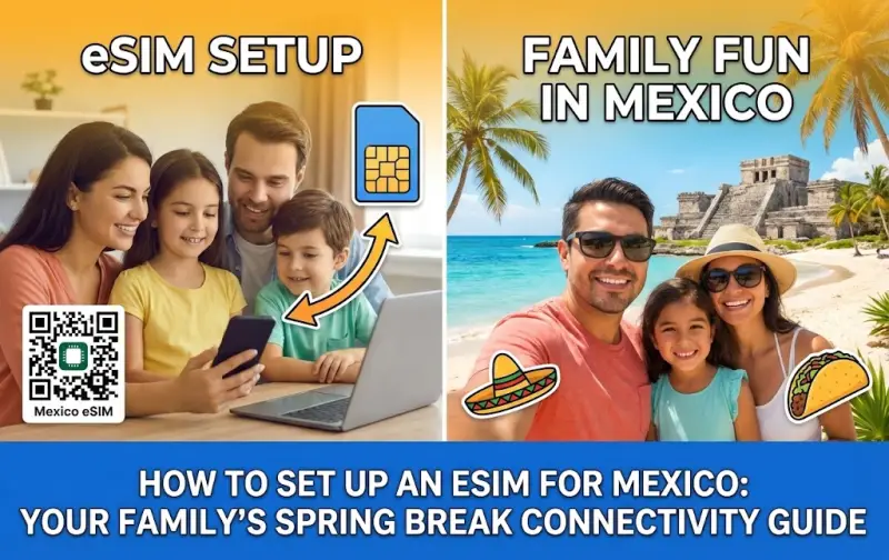 How to Set Up an eSIM for Mexico: Your Family's Spring Break Connectivity Guide