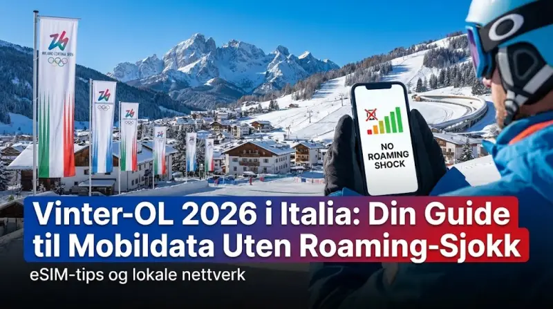 Vinter-OL 2026 i Italia: Din Guide til Mobildata Uten Roaming-Sjokk