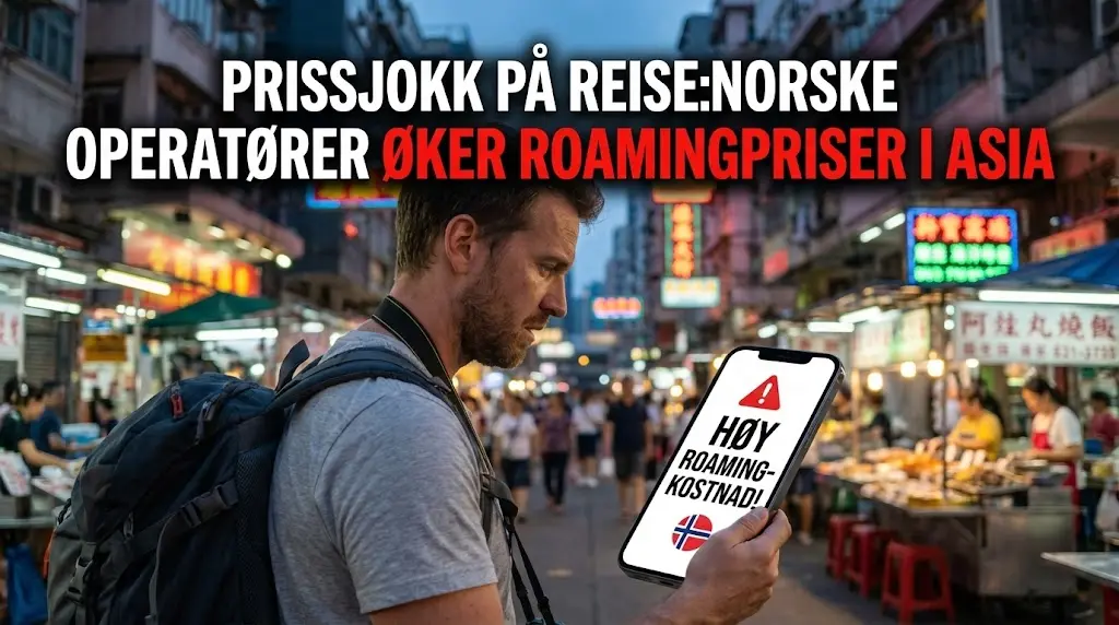 Prissjokk på Reise: Norske Operatører Øker Roamingpriser i Asia
