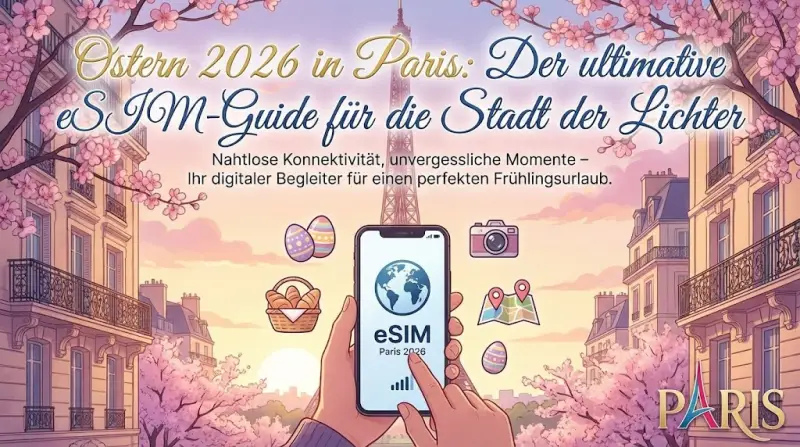 Ostern 2026 in Paris: Der ultimative eSIM-Guide für die Stadt der Lichter