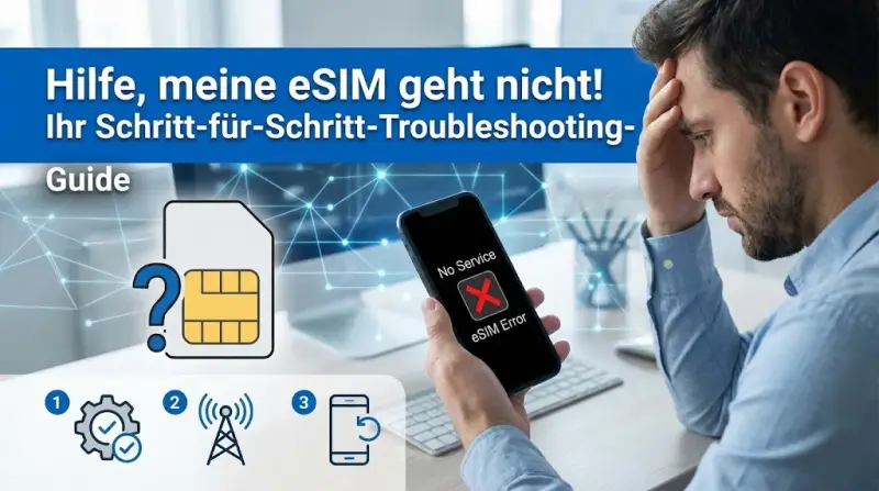 Hilfe, meine eSIM geht nicht! Ihr Schritt-für-Schritt-Troubleshooting-Guide