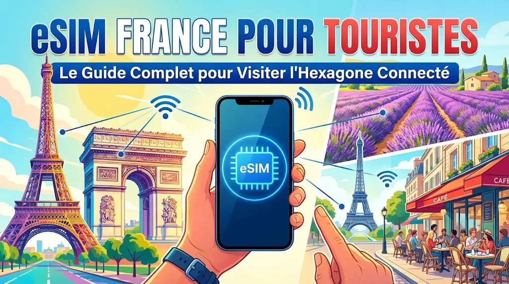 eSIM France pour Touristes : Le Guide Complet pour Visiter l'Hexagone Connecté
