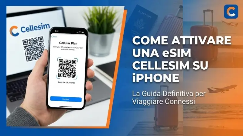 Come Attivare una eSIM Cellesim su iPhone: La Guida Definitiva per Viaggiare Connessi