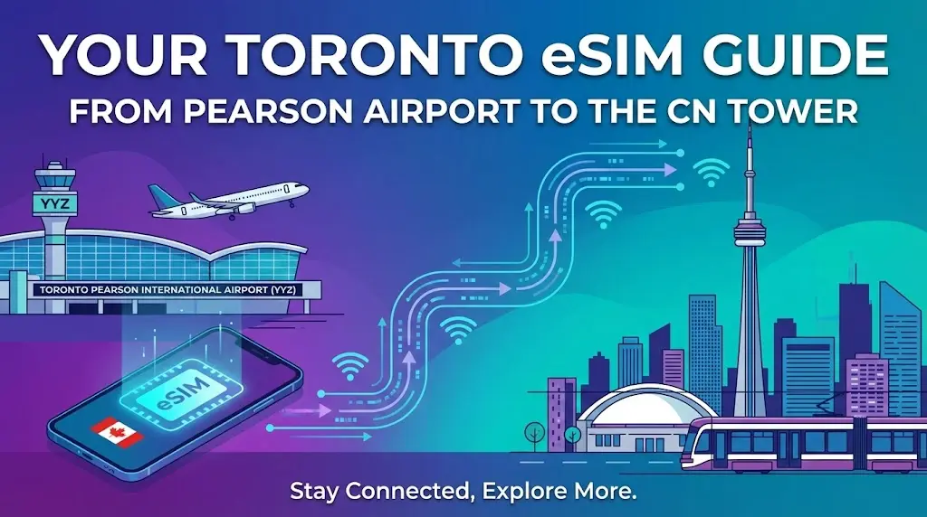 Your Toronto eSIM Guide: From Pearson Airport to the CN Tower