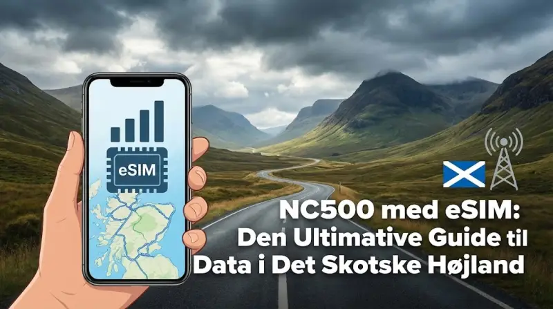 NC500 med eSIM: Den Ultimative Guide til Data i Det Skotske Højland
