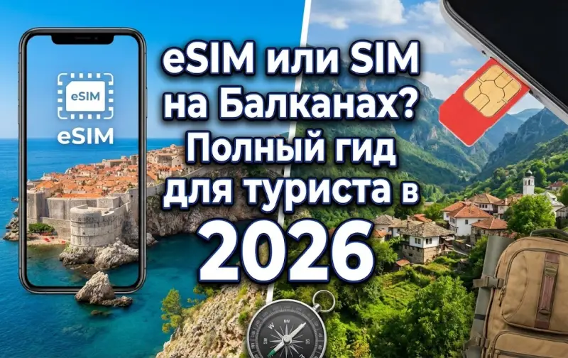 eSIM или SIM на Балканах? Полный гид для туриста в 2026
