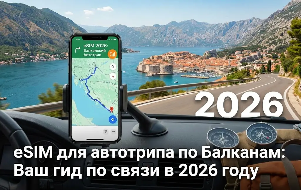 eSIM для автотрипа по Балканам: Ваш гид по связи в 2026 году