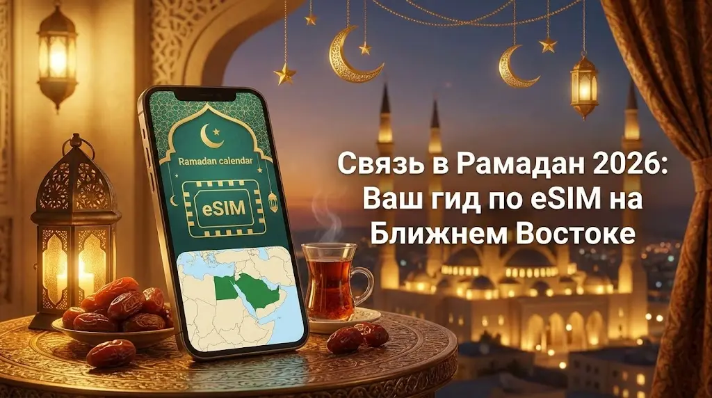 Связь в Рамадан 2026: Ваш гид по eSIM на Ближнем Востоке