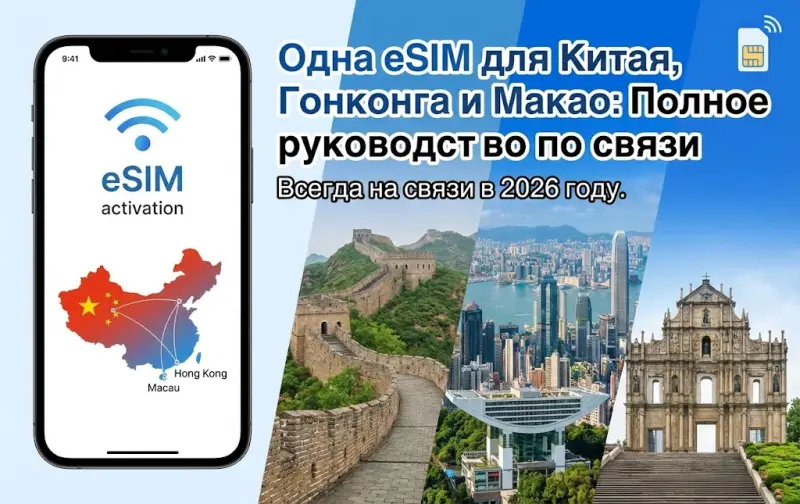 Одна eSIM для Китая, Гонконга и Макао: Полное руководство по связи