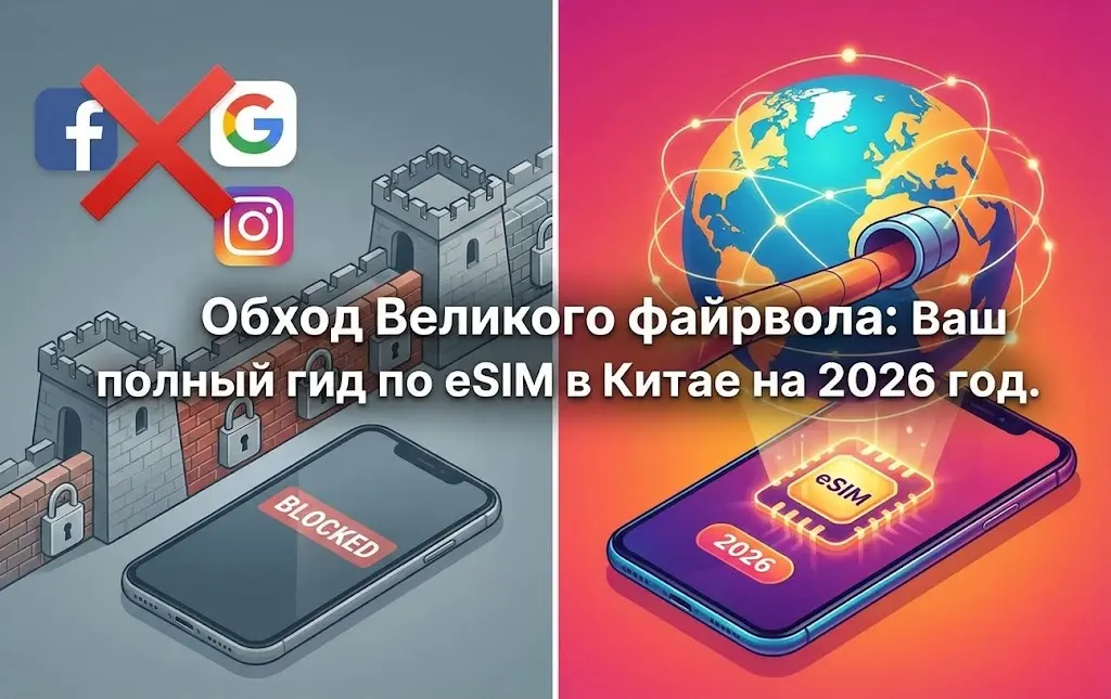 Обход Великого файрвола: Ваш полный гид по eSIM в Китае на 2026 год