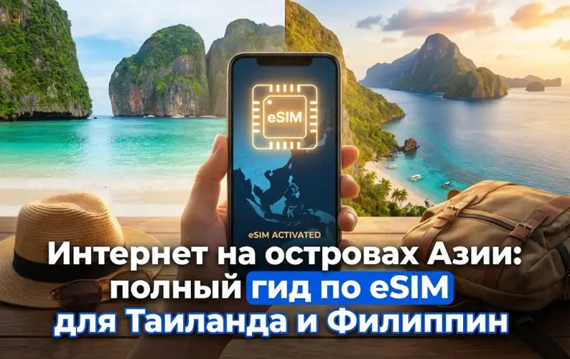 Интернет на островах Азии: полный гид по eSIM для Таиланда и Филиппин