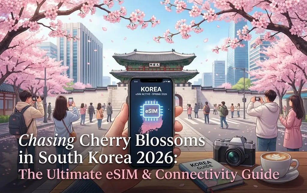 Chasing Cherry Blossoms in South Korea 2026: The Ultimate eSIM & Connectivity Guide