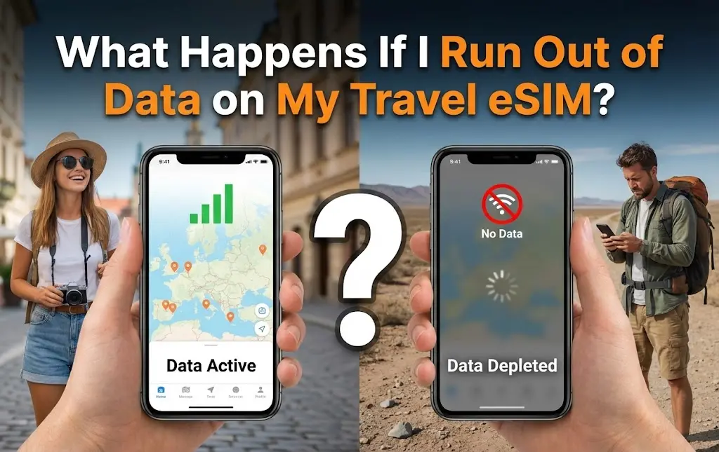 What Happens If I Run Out of Data on My Travel eSIM?