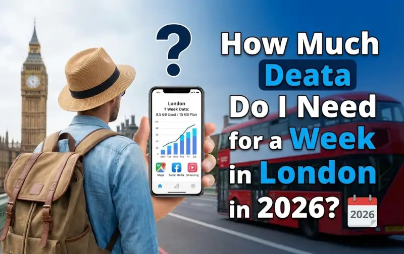 How Much Data Do I Need for a Week in London in 2026?