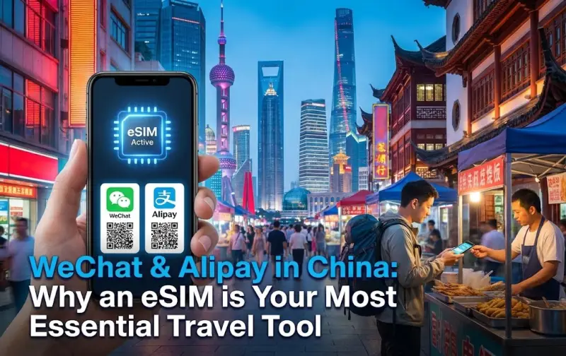 WeChat & Alipay in China: Why an eSIM is Your Most Essential Travel Tool