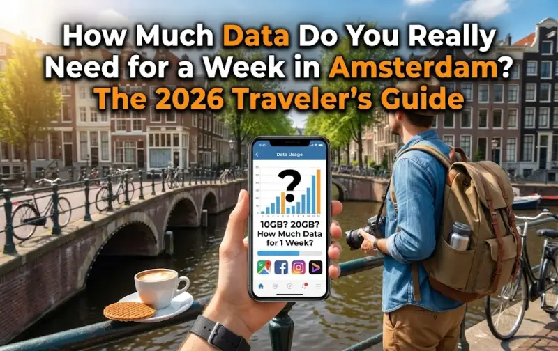 How Much Data Do You Really Need for a Week in Amsterdam? The 2026 Traveler's Guide