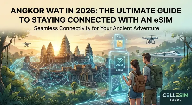 Angkor Wat in 2026: The Ultimate Guide to Staying Connected with an eSIM