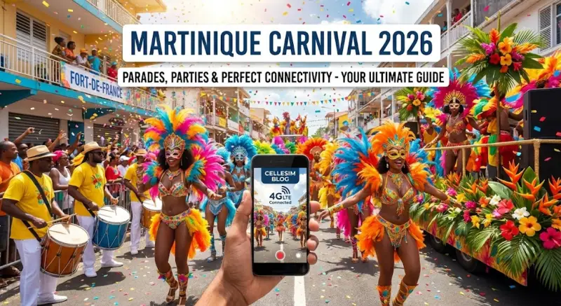 Martinique Carnival 2026: Your Ultimate Guide to Parades, Parties & Perfect Connectivity