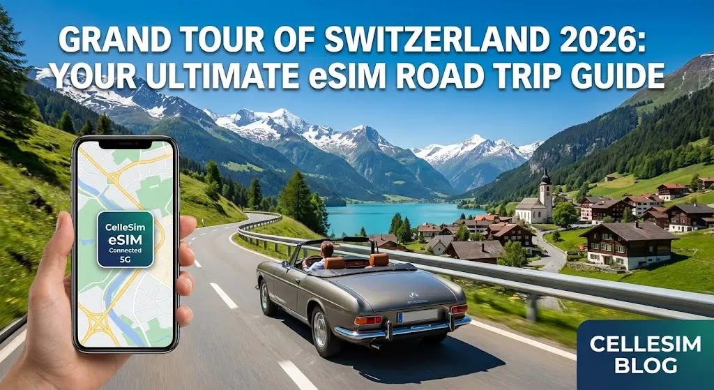 Grand Tour of Switzerland 2026: Your Ultimate eSIM Road Trip Guide