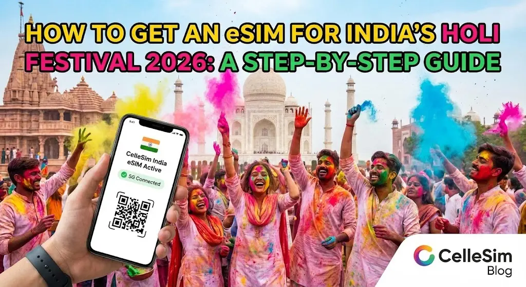 How to Get an eSIM for India's Holi Festival 2026: A Step-by-Step Guide