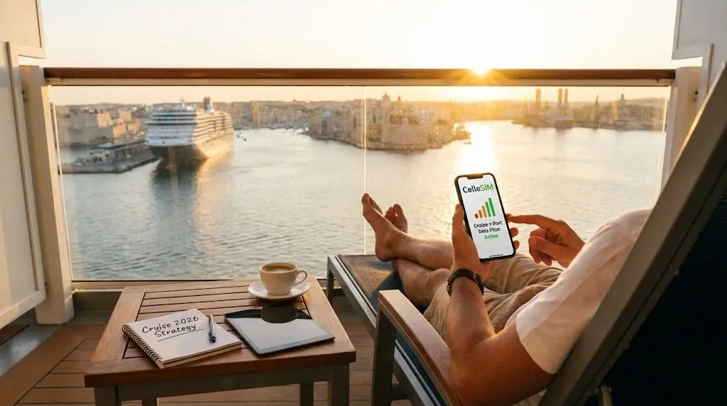 Kreuzfahrt Internet 2026: Die smarte Strategie, um an Bord und im Hafen online zu bleiben
