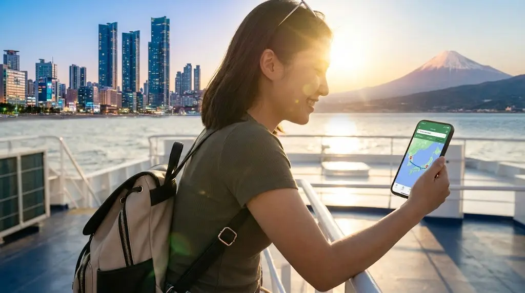 Japonya & Güney Kore 2026: Vizesiz Uzak Doğu'da Bağlantı Rehberi